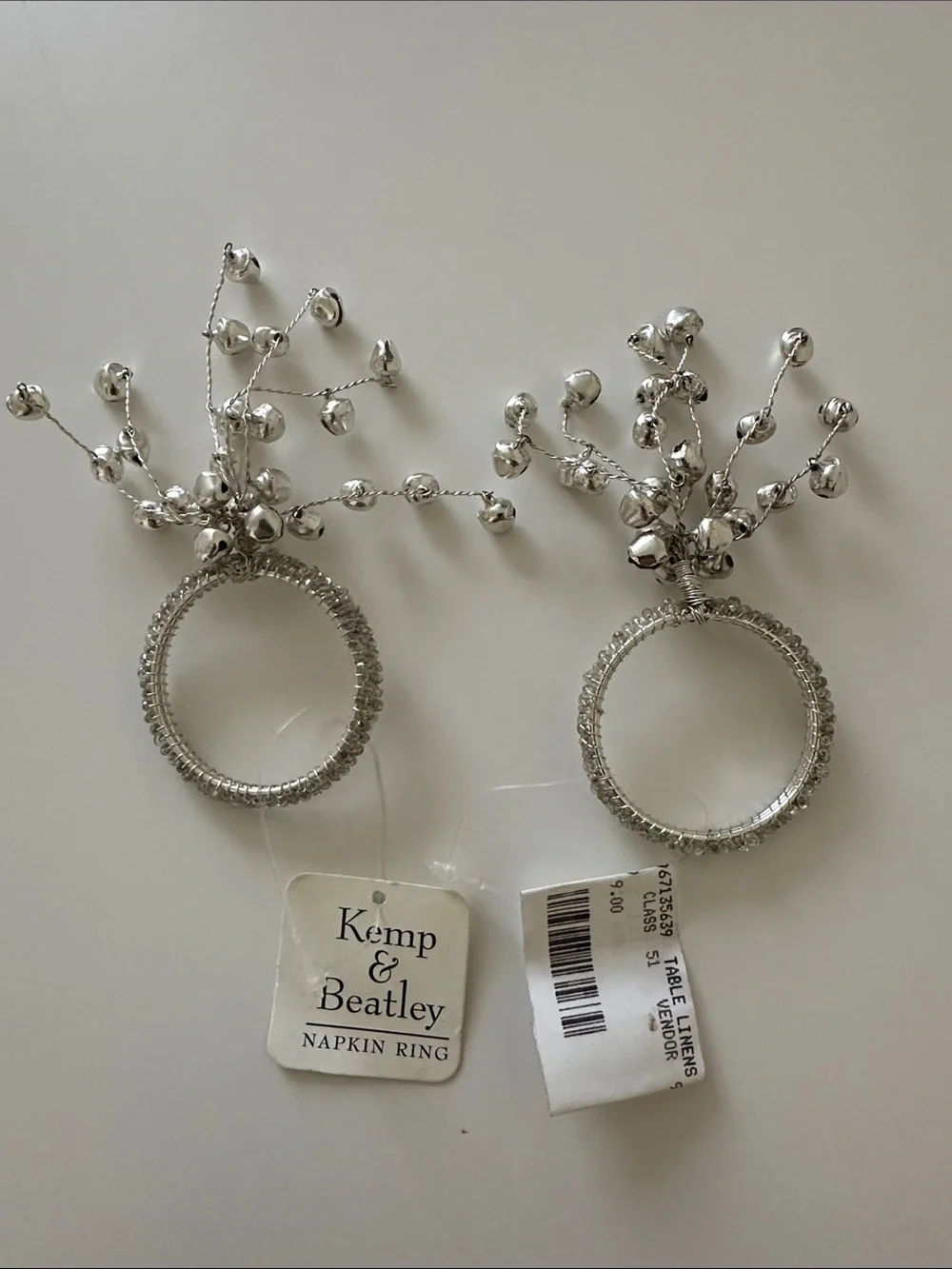 Kemp & Beatley silver napkin